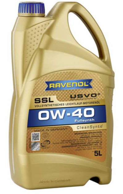 Olej silnikowy RAVENOL 0W40SSLCLE5