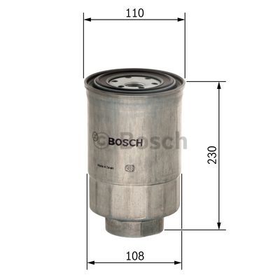 Filtr paliwa BOSCH F 026 402 038