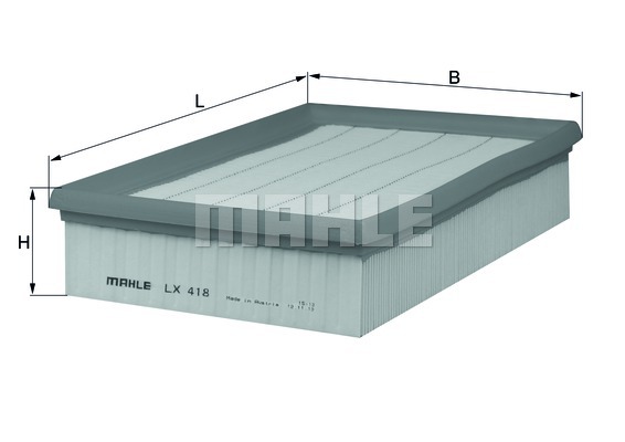 Filtr powietrza KNECHT LX 418