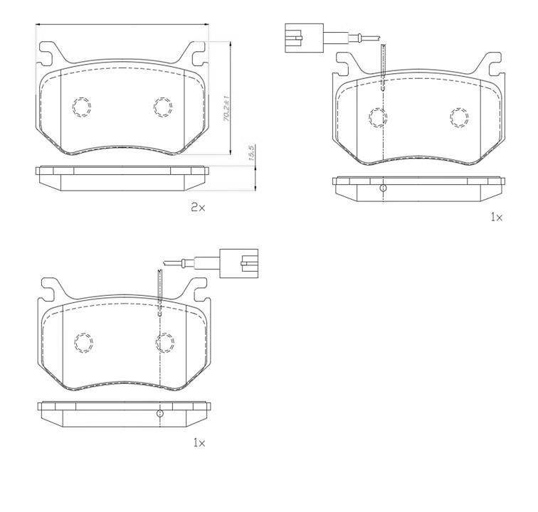Klocki hamulcowe BREMBO P 23 184