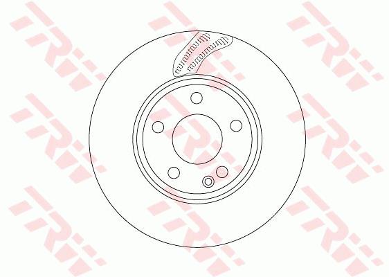Tarcza hamulcowa TRW DF6591