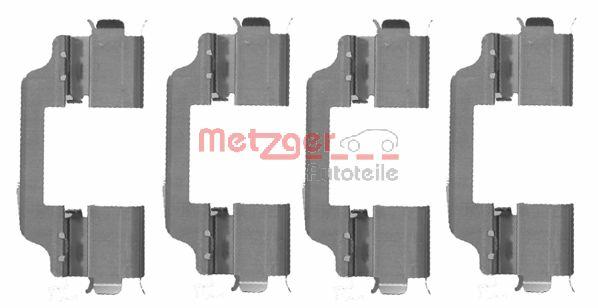 Zestaw akcesoriów montażowych  klocków hamulcowych METZGER 109-1707