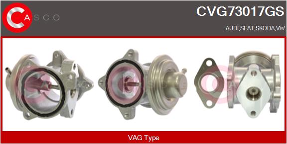 Zawór EGR CASCO CVG73017GS