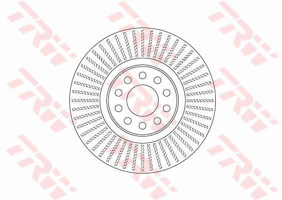 Tarcza hamulcowa TRW DF6742S