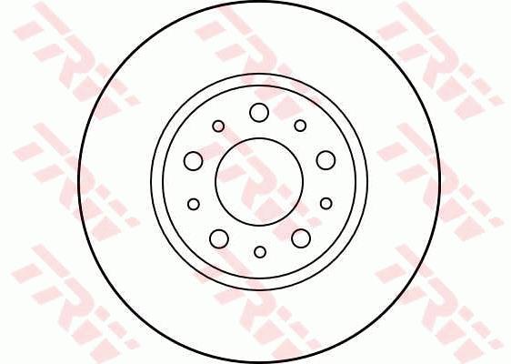 Tarcza hamulcowa TRW DF1697