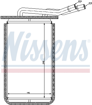 Nagrzewnica NISSENS 71769