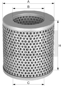 Filtr powietrza MANN-FILTER C 712