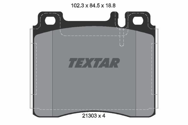 Klocki hamulcowe TEXTAR 2130304