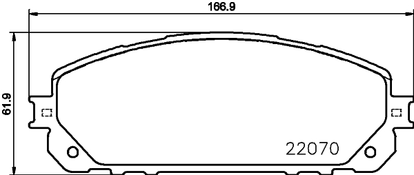 Klocki hamulcowe HELLA 8DB 355 023-391