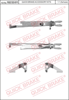 Regulacja szczęk hamulcowych QUICK BRAKE 102 53 011
