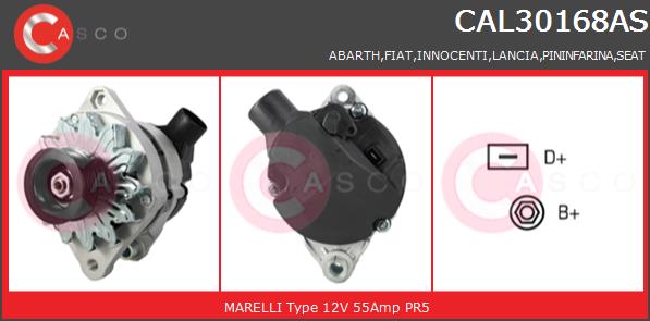 Alternator CASCO CAL30168AS