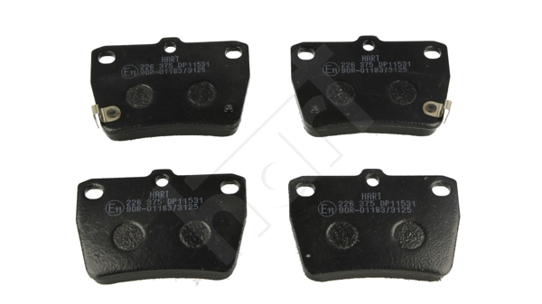 Klocki hamulcowe HART 226 375