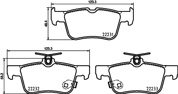 Klocki hamulcowe HELLA 8DB 355 037-791