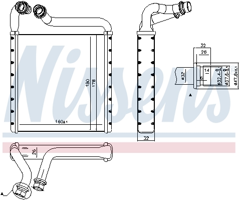 Nagrzewnica NISSENS 73994