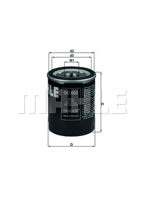 Filtr oleju KNECHT OC 602