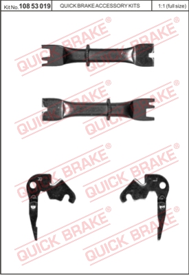Regulacja szczęk hamulcowych QUICK BRAKE 108 53 019