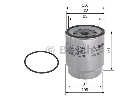 Filtr paliwa BOSCH F 026 402 794