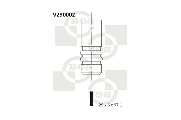 Zawór ssący BGA V290002