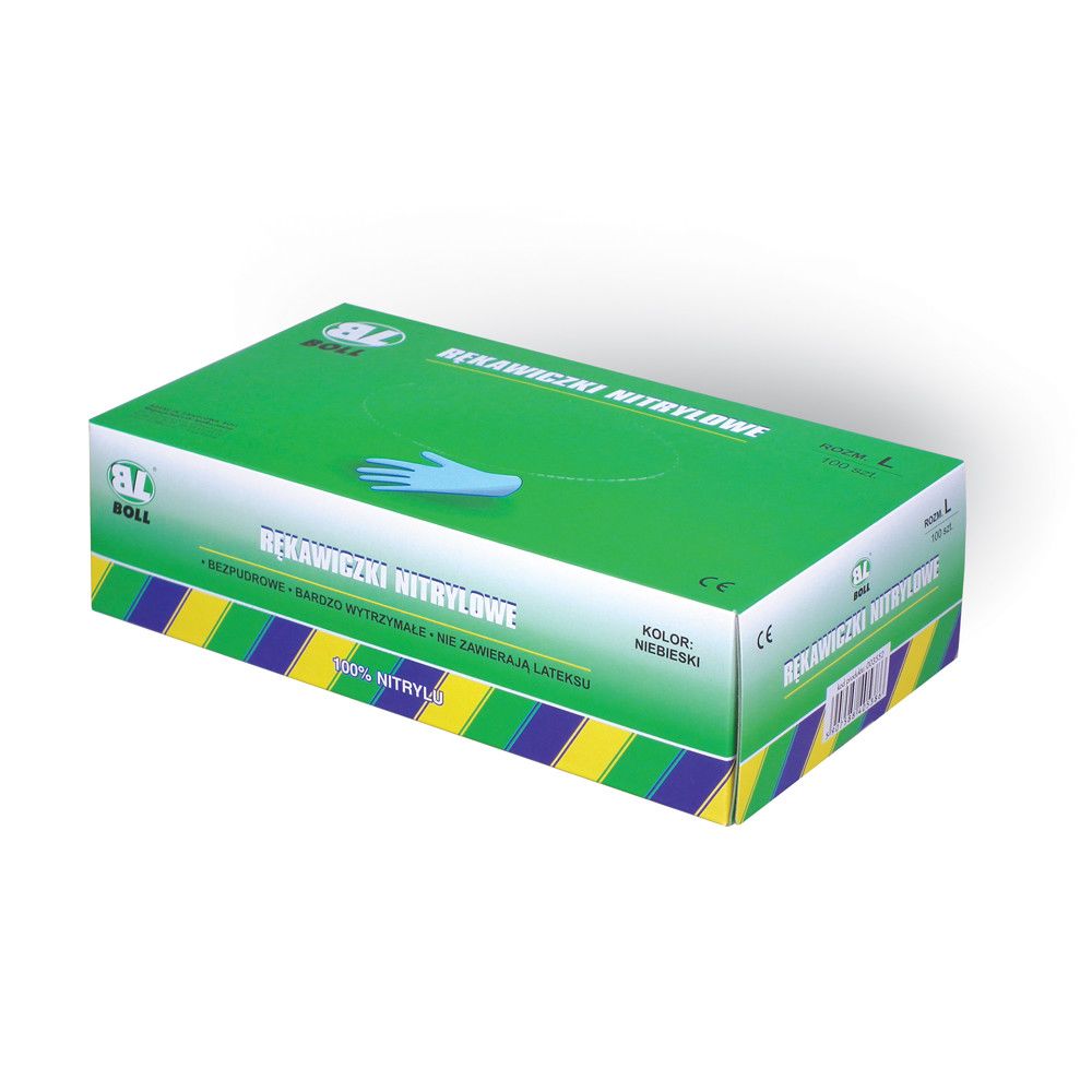 BOLL-REKAWICZKI NITRYLOWE ROZM.XL 100SZT