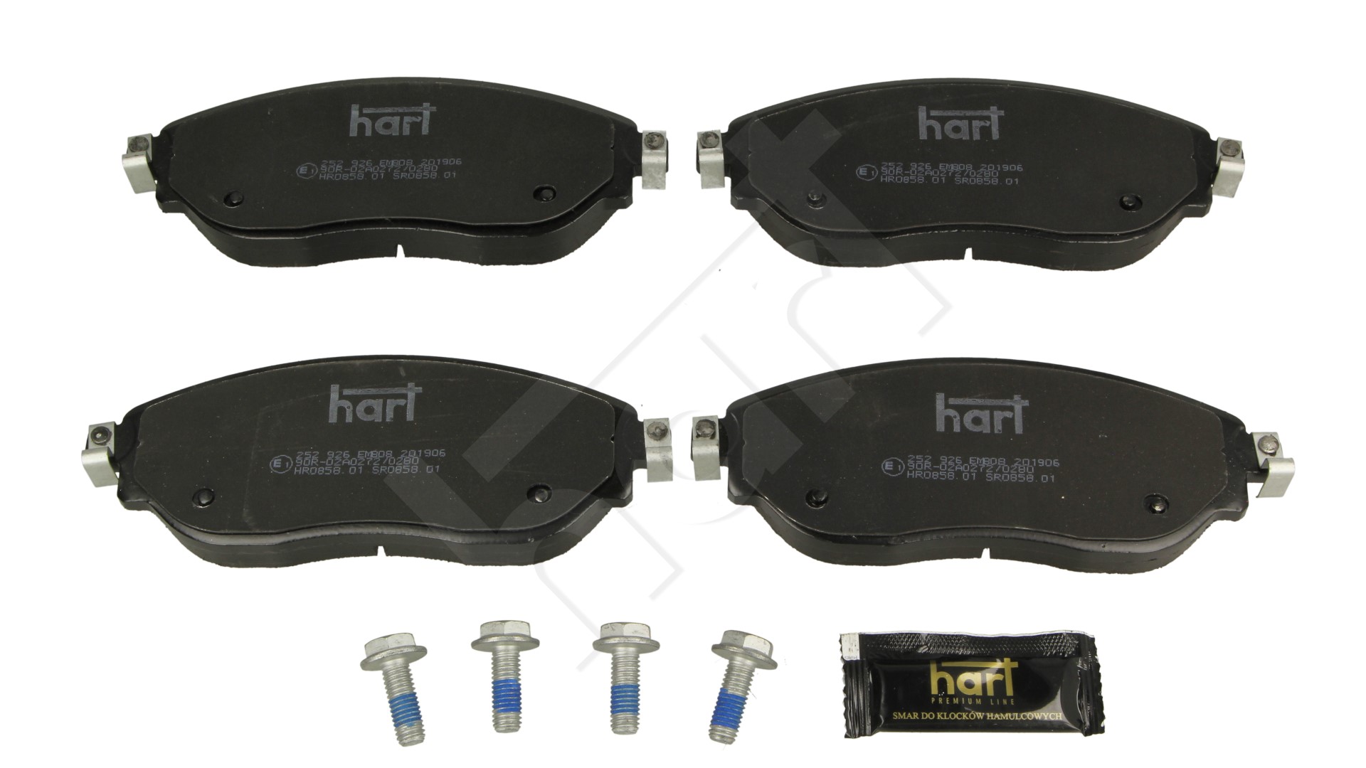 Klocki hamulcowe HART 252 926