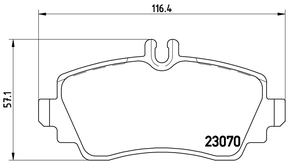 Klocki hamulcowe BREMBO P 50 036