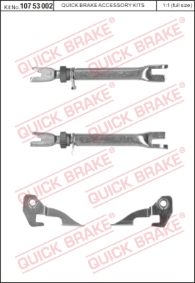 Regulacja szczęk hamulcowych QUICK BRAKE 107 53 002
