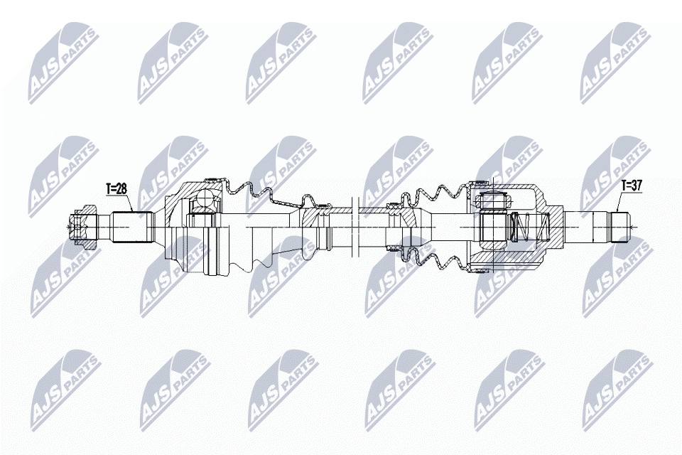 Wał napędowy NTY NPW-PE-099