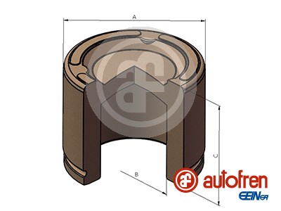 Tłoczek zacisku hamulcowego AUTOFREN SEINSA D025496