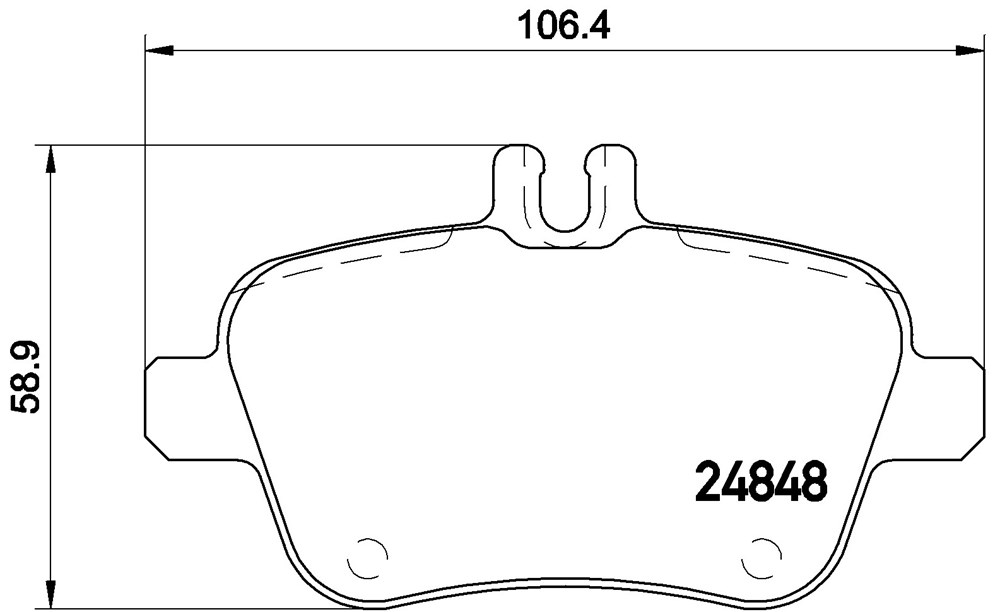 Klocki hamulcowe BREMBO P 50 091