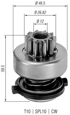 Bendiks rozrusznika MAGNETI MARELLI 940113020149