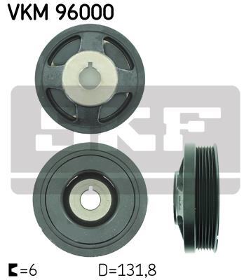 Koło pasowe wału korbowego SKF VKM 96000
