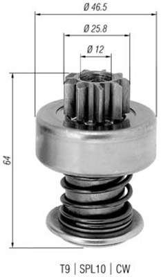 Bendiks rozrusznika MAGNETI MARELLI 940113020278