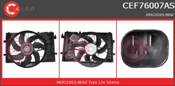 Wentylator CASCO CEF76007AS