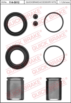 Zestaw naprawczy zacisku hamulcowego QUICK BRAKE 114-5012