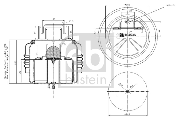 Miech powietrzny FEBI BILSTEIN 104536