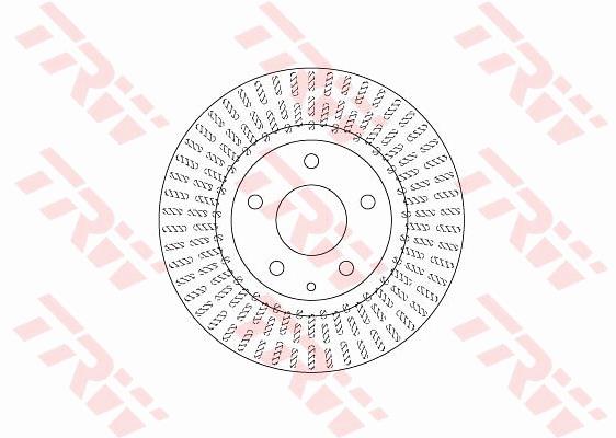 Tarcza hamulcowa TRW DF6731