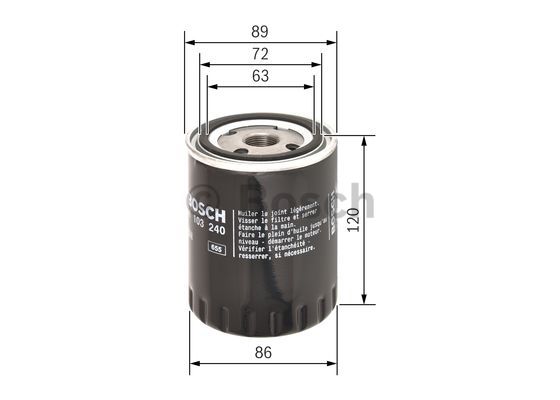Filtr oleju BOSCH 0 451 103 240