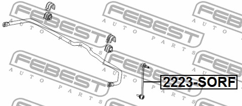 Łącznik stabilizatora FEBEST 2223-SORF