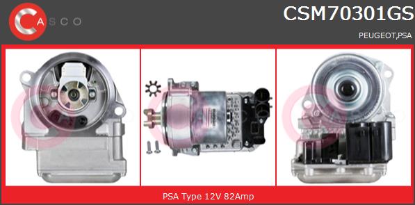 Silnik elektryczny, przekładnia kierownicza CASCO CSM70301GS
