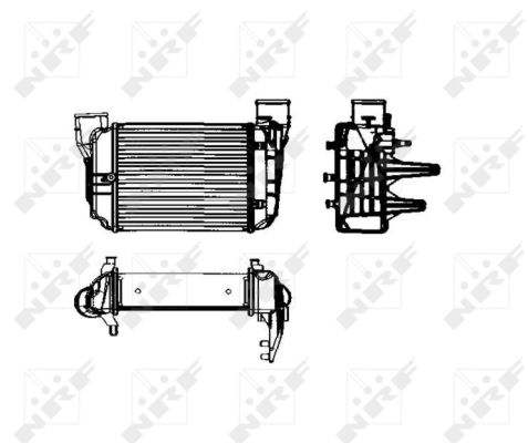 Chłodnica powietrza intercooler NRF 30753