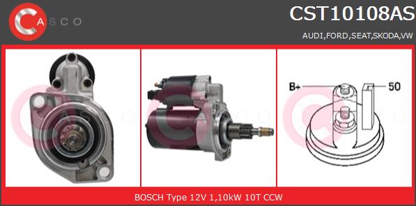 Rozrusznik CASCO CST10108AS
