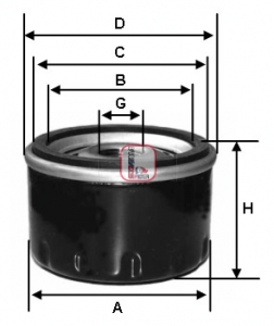Filtr oleju SOFIMA S 3440 R