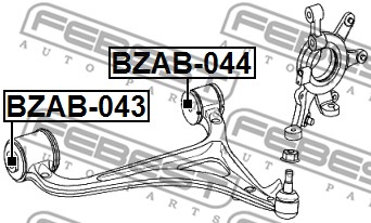 Tuleja wahacza FEBEST BZAB-043