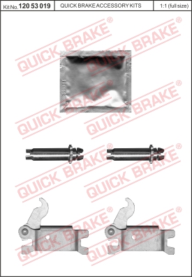 Zestaw naprawczy rozpieracza QUICK BRAKE 120 53 019