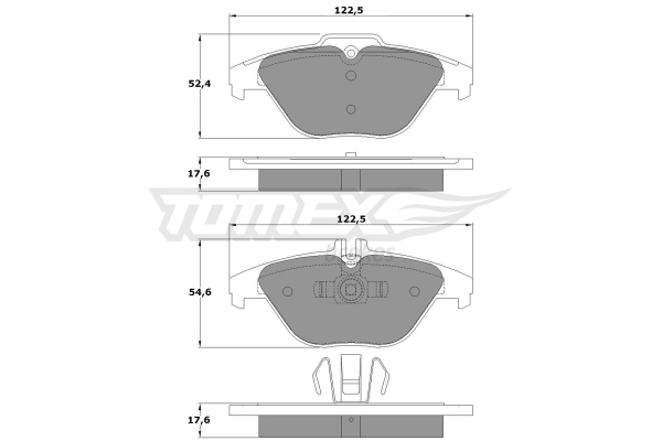 Klocki hamulcowe TOMEX BRAKES TX 16-01