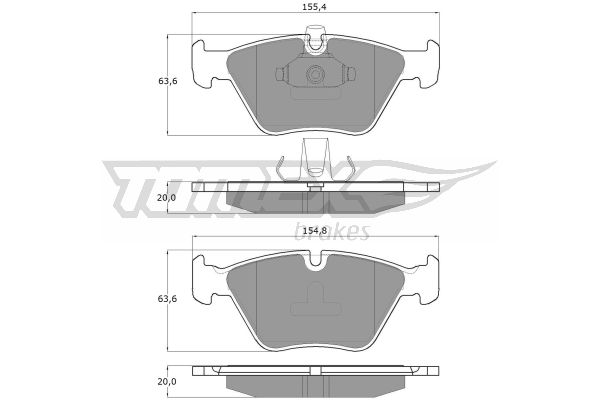 Klocki hamulcowe TOMEX BRAKES TX 13-18