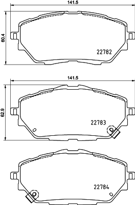 Klocki hamulcowe HELLA 8DB 355 037-761