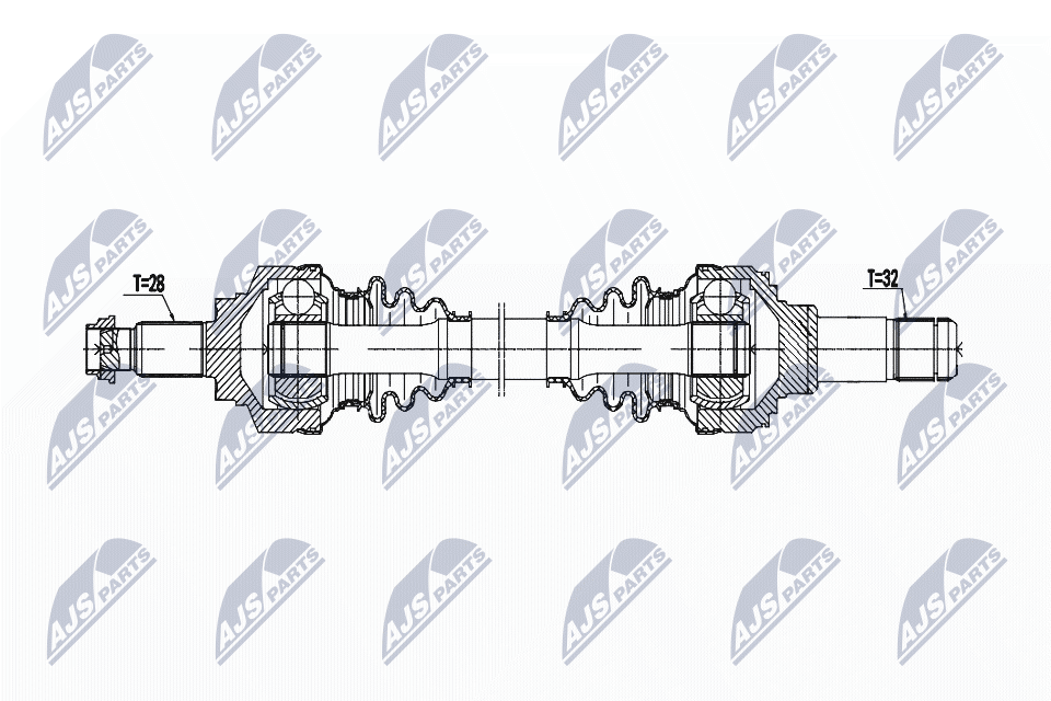 Wał napędowy NTY NPW-BM-195