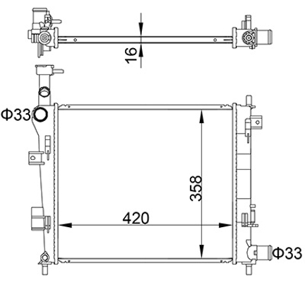 Chłodnica HART 622 276