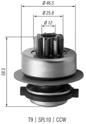 Bendiks rozrusznika MAGNETI MARELLI 940113020171